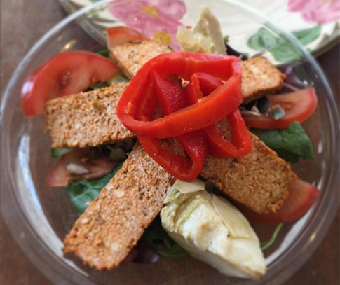 Tofu rosso with artichoke & peppers Southville Deli