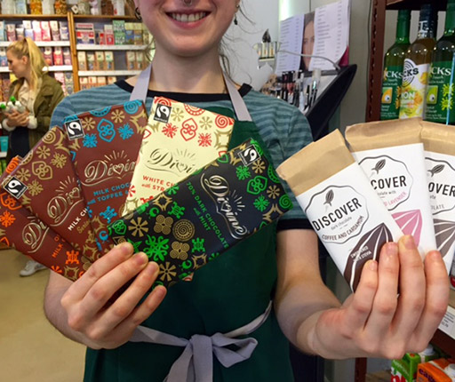 Fairly Traded Divine and Discover Chocolates Southville Deli