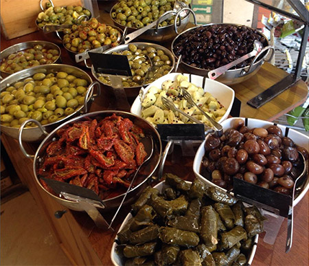 A wide selection of deli items and tapas Southville Deli